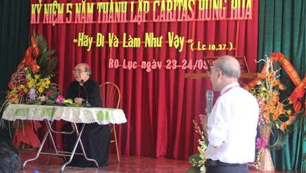 Caritas Hưng Hóa kỷ niệm 5 năm thành lập (ngày thứ hai)